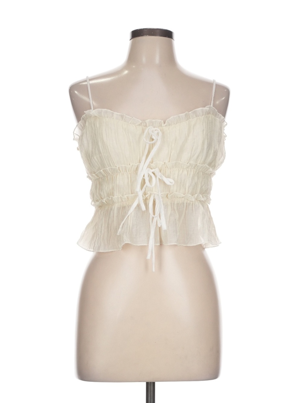 12th Tribe Dahlia Baby Yellow Tank - Size L - Picture 9 of 13